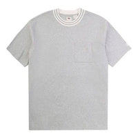 Men's Levis Chest Pocket Round Neck Short Sleeve Gray 34204-0000