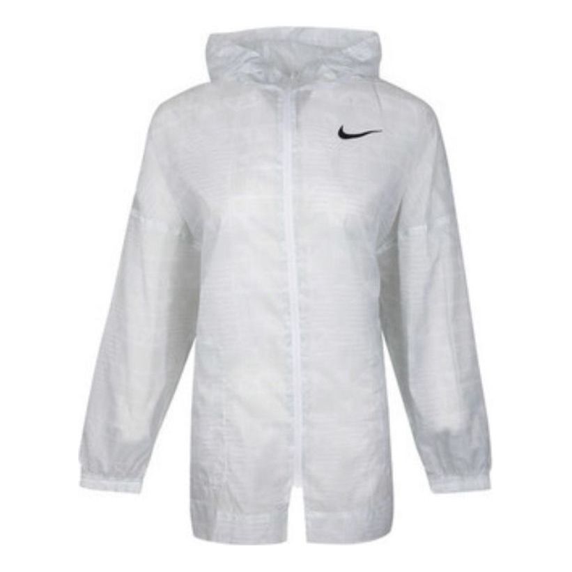 (WMNS) Nike Sportswear Woven Jacket Coat White CJ3039-100