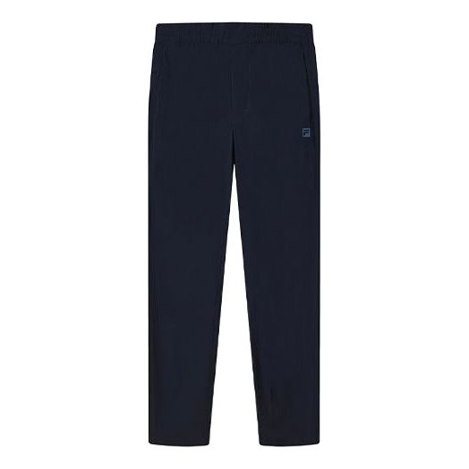 FILA Athletics Knit Solid Color Casual Straight Sports Pants Blue A11M131662F-NV