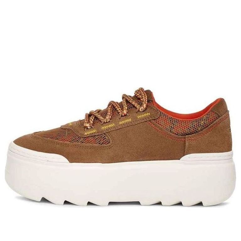 (WMNS) UGG Marin Mega Lace Heritage Braid 'Chestnut' 1136842-CHE