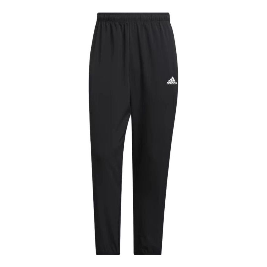 adidas 3-Stripes Loose Fit Light Woven Track Pants 'Black' IA9385