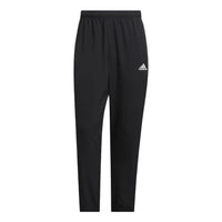 adidas 3-Stripes Loose Fit Light Woven Track Pants 'Black' IA9385