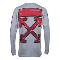 Off-White SS21 Arrow Long Sleeves Version Gray OMAB001R21JER0030825