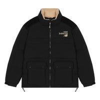 New Balance Winter Down Jacket Asia Sizing 'Black Beige' AMJ24353-BK