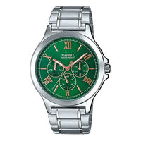 CASIO ENTICER Serieses Men's Quartz Waterproof Mens Green Analog MTP-V300D-3A