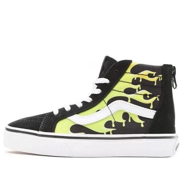 Vans Sk8-hi K Shoes Black/Green VN0A4UI431M