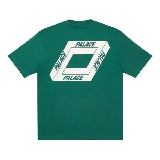 PALACE Dodgy But Lush Green Back Pattern Logo Printing Short Sleeve Unisex P20TS174