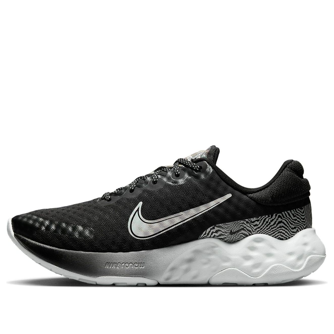 (WMNS) Nike Renew Ride 3 Premium 'Black Zebra' DR9833-001