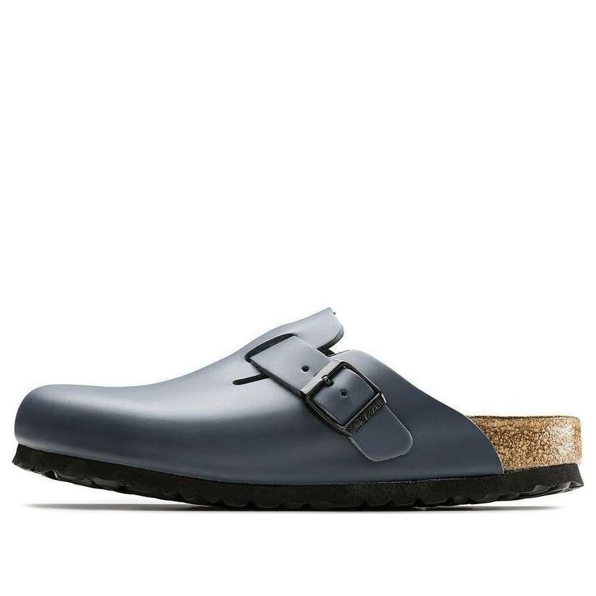 Birkenstock Boston Natural Leather 'Blue' 0060151