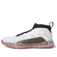 adidas D lillard 5 'White Black Red' EE4053