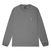 New Balance x Nice Rice Logo Long Sleeve Top Asia Sizing 'Grey Green' AMT22381-SYA
