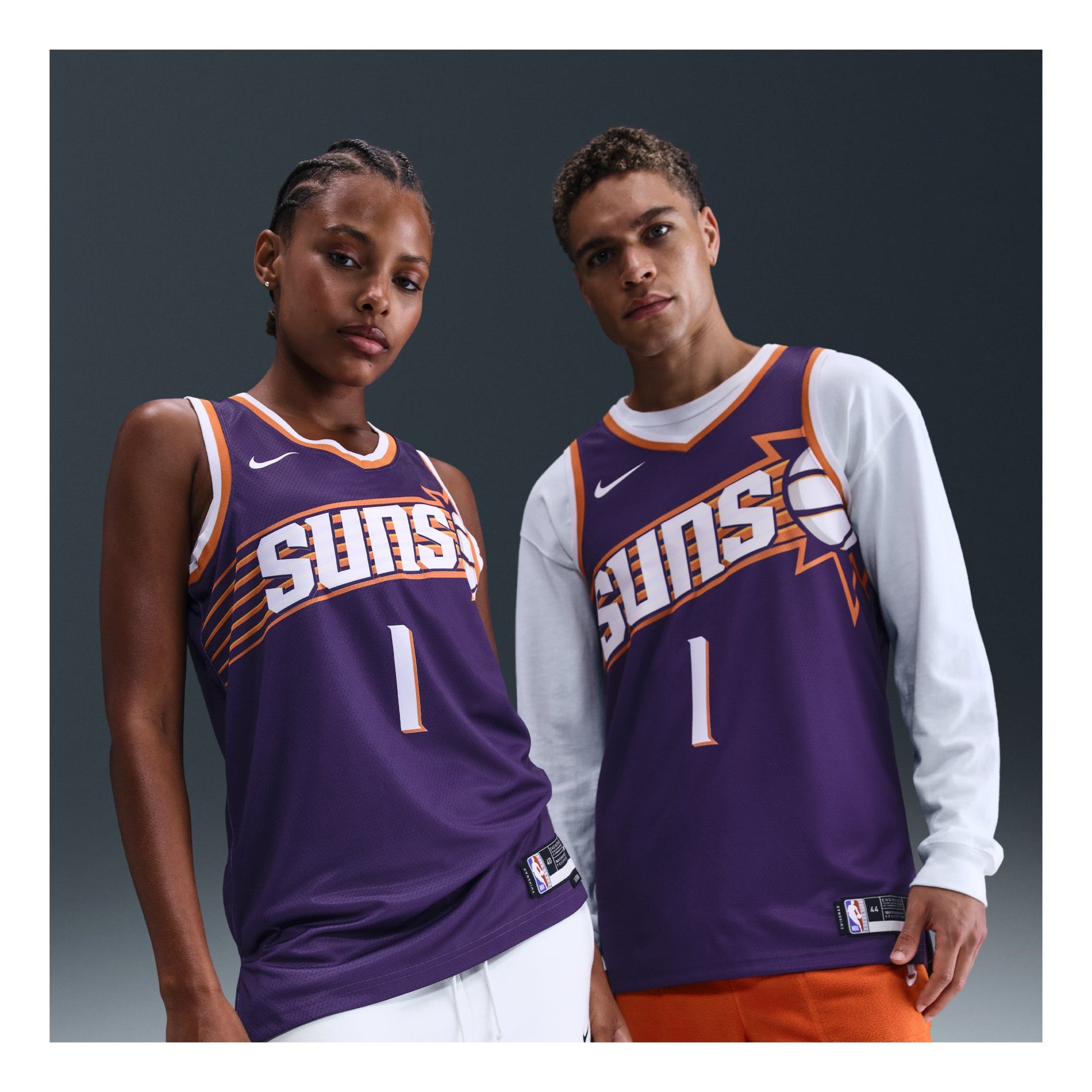 Nike NBA Devin Booker Phoenix Suns 2023/24 Icon Edition Swingman Jersey  #1 DV4855-566