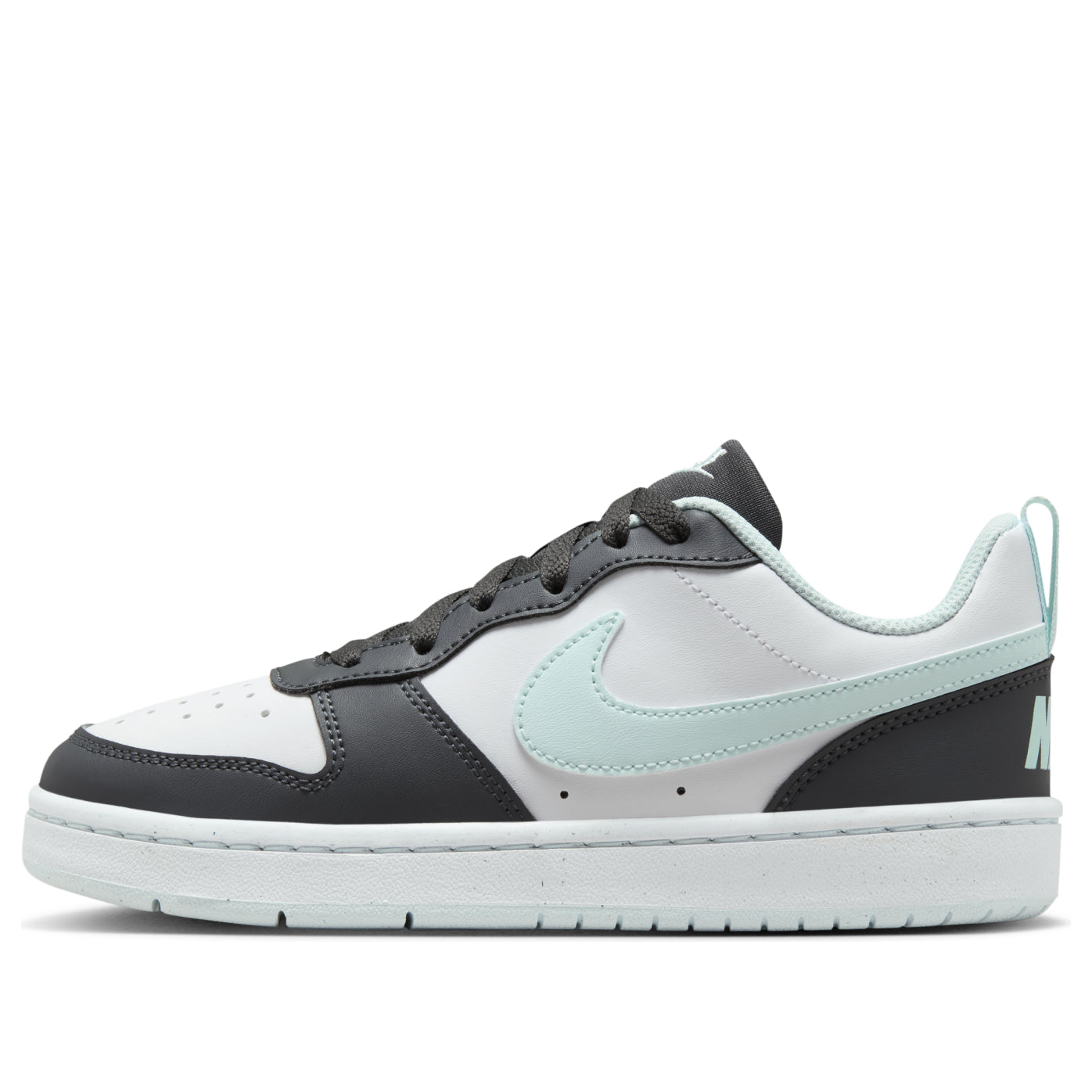 (GS) Nike Court Borough Low Recraft 'White Black Mint' HQ3258-060