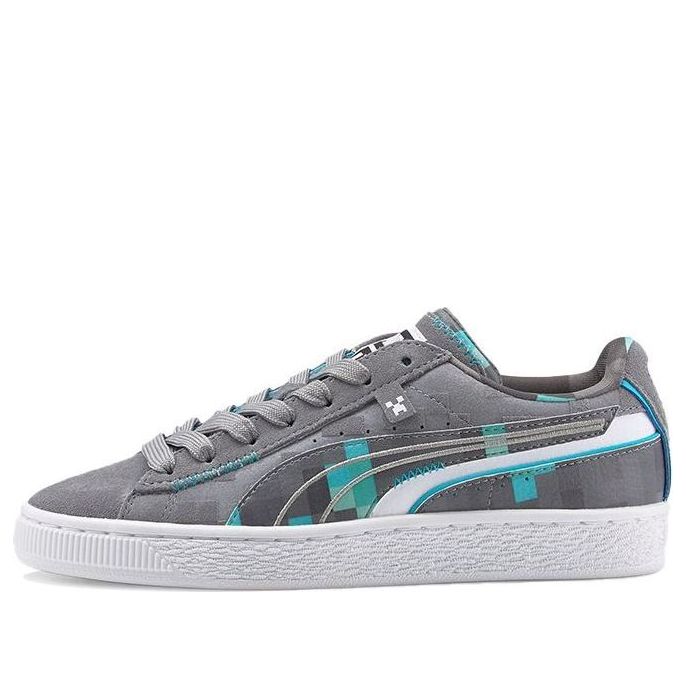 (GS) PUMA Minecraft x Suede 'Diamond Block' 384485-02