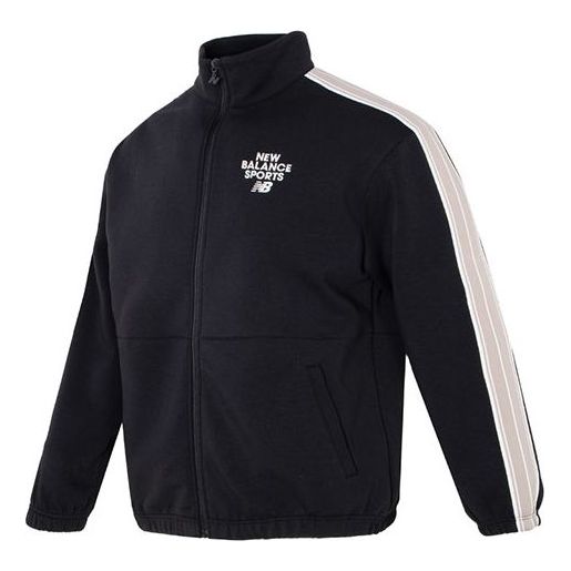 New Balance Sport Club Coat Asia Sizing 'Black White Red' 6DD12043-BK