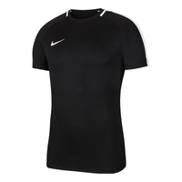 Nike Football Training Knitted Quick-drying Sports Short Sleeve Comfortable Breathable T-shirt 'Black' AT3029-010