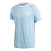 adidas originals logo Embroidered Short Sleeve Blue FM3773