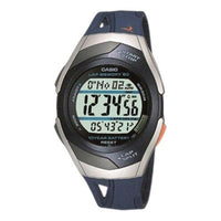 Men's CASIO Sports Gym Watch Strap Blue Black Gym Mens BlueBlack Digital STR-300-2AVDF
