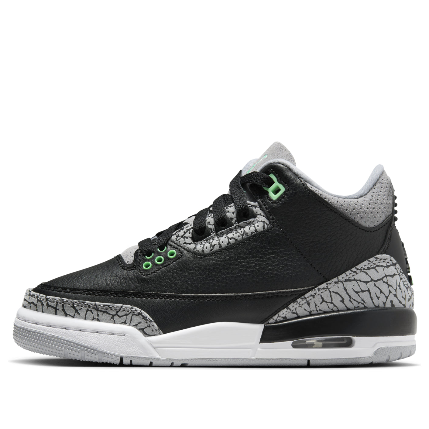 (GS) Air Jordan 3 Retro 'Green Glow' DM0967-031