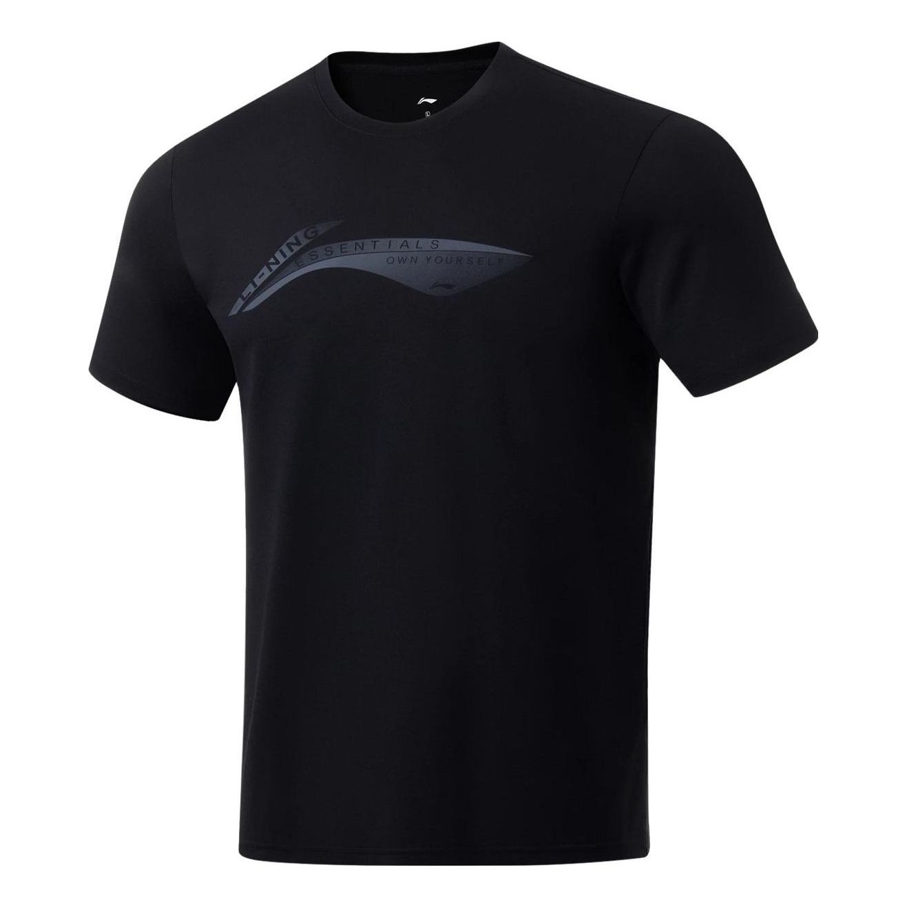 Li-Ning Classic Logo Training T-shirt 'Black' ATST101-1