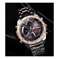 CASIO EDIFICE Sports Mens Rose Gold Analog ECB-900DC-1A
