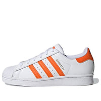 (GS) adidas Superstar J 'White Orange' FZ0648