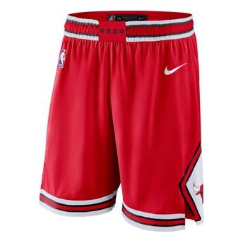 Nike Icon Edition Authentic Basketball Shorts AU Player Edition Chicago Bulls Couple Style Red 866373-657
