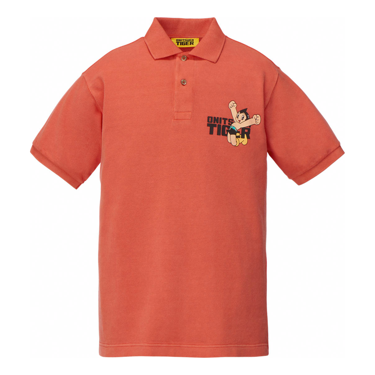 Onitsuka Tiger x Astro Boy Washed Polo Shirt 'Red' 2183B495-600