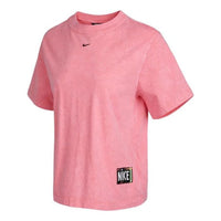 (WMNS) Nike Sportswear Essntl Boy Lbr Embroidery Logo Pink DJ8515-601