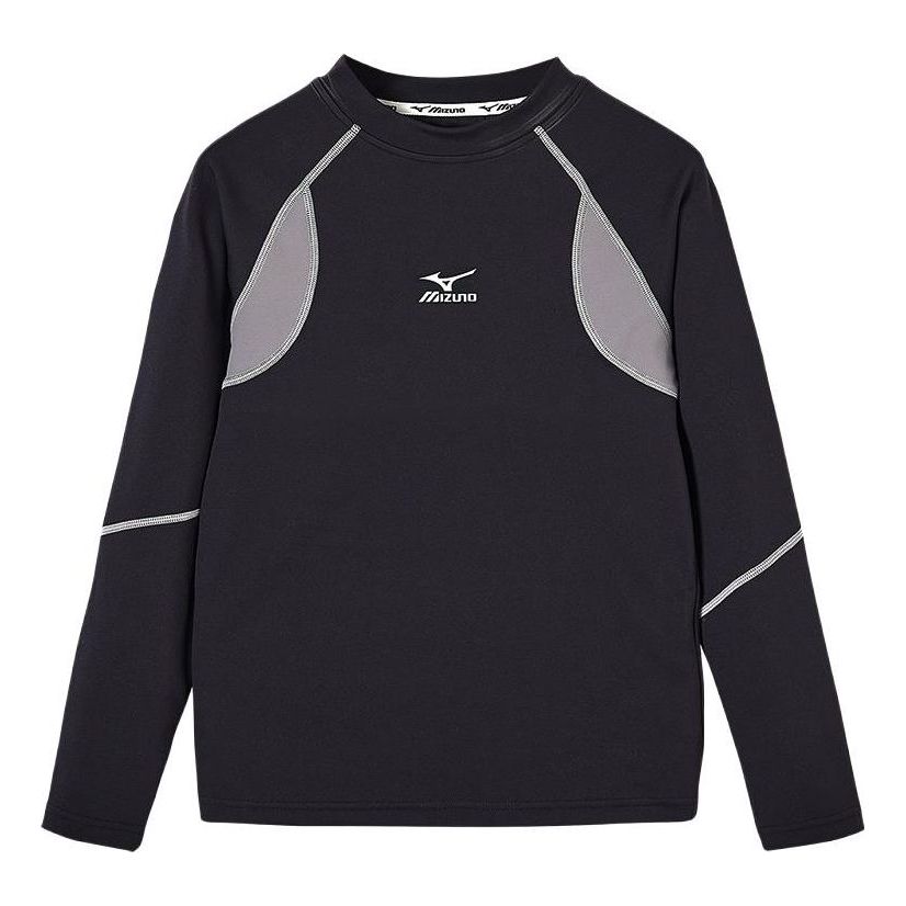 (GS) Mizuno Long Sleeve T-shirt 'Black' T1143