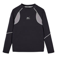 (GS) Mizuno Long Sleeve T-shirt 'Black' T1143