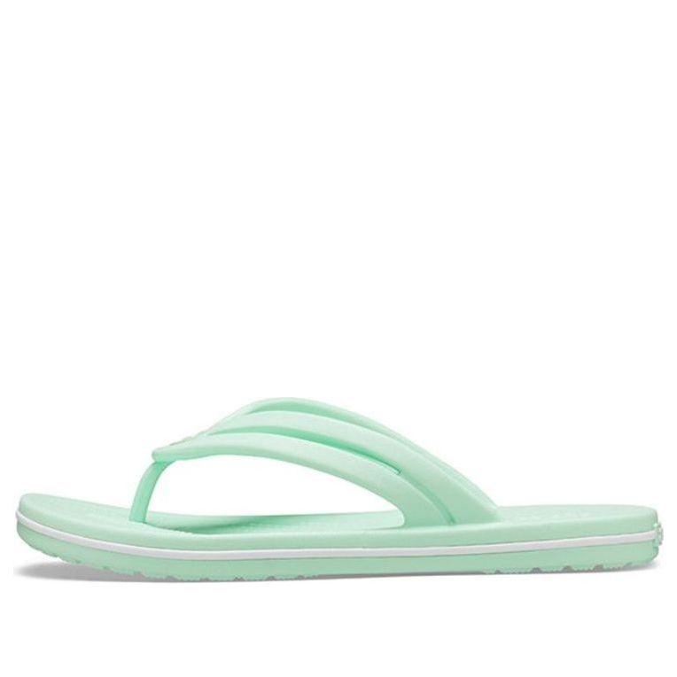 (WMNS) Crocs Flip-Flops Mint Green 206100-3TI