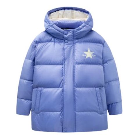 (GS) Converse Logo Printed Down Jacket Asia Sizing 'Purple White' CV2342014PS-003