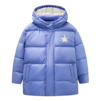 (GS) Converse Logo Printed Down Jacket Asia Sizing 'Purple White' CV2342014PS-003