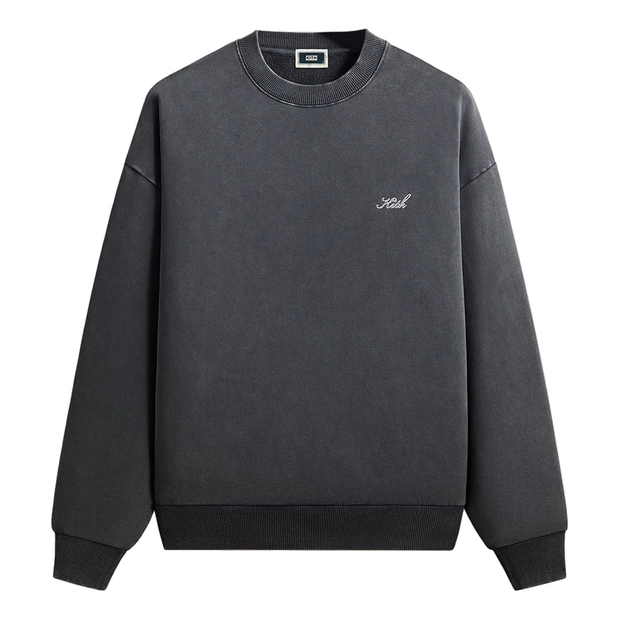 KITH Garment Dyed Nelson Crewneck 'Asteroid' KHM034525-480