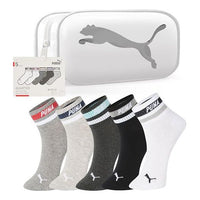 PUMA Quarter Socks 5 pack 'White Black Grey' 100002617-002