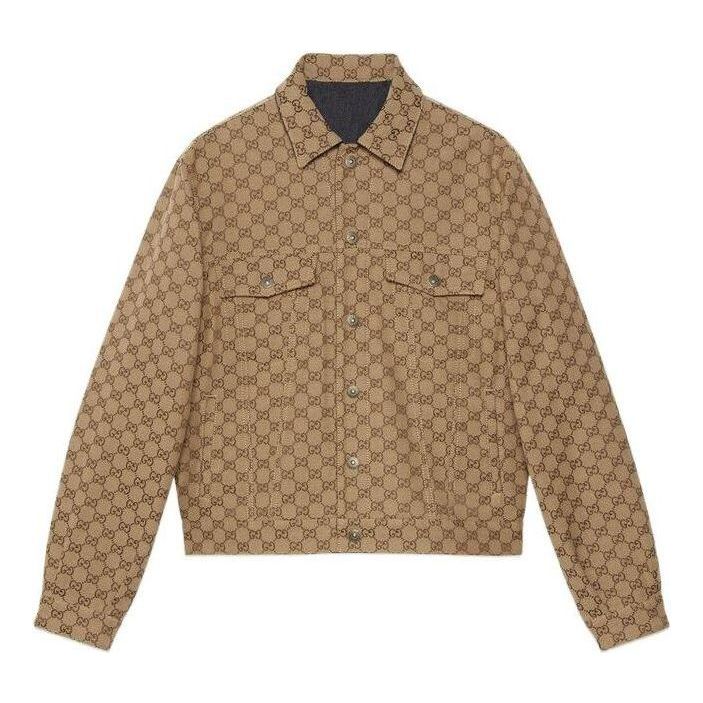 Gucci GG Reversible Denim Jacket 'Beige Ebony Blue' 702763-XDB2K-4759