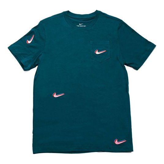 Nike SB Skateboard x Parra Pocket Midnight Turq Tee Dark green BV7055-347