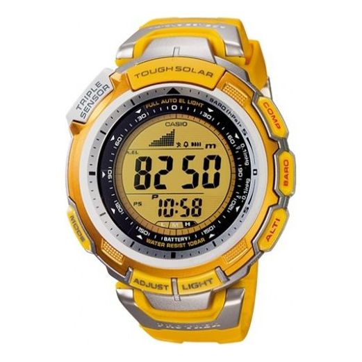 Men's CASIO Protrek Series 100 Meter Waterproof Date Display Solar Power Movement Watch Mens PRG-110C-9D