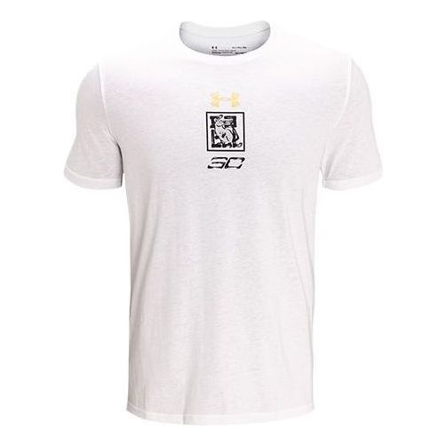 Under Armour Curry CNY Logo T-Shirt 'White' 1353021-100