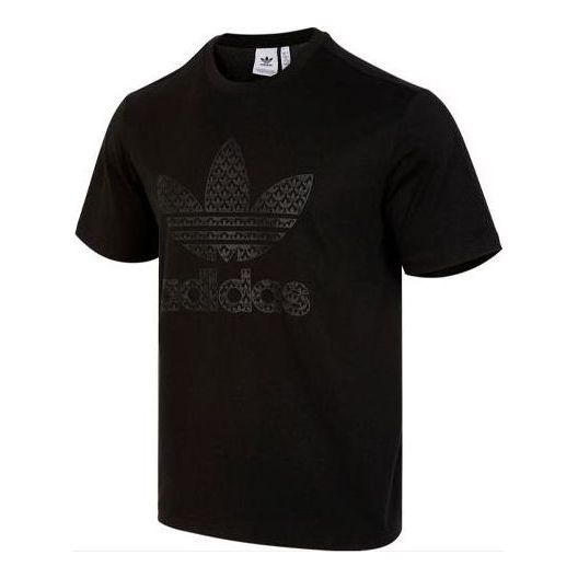 adidas Graphics Monogram T-shirt Asia Sizing 'Black' II8159