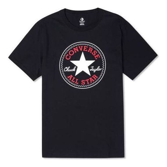 Converse Go-To Chuck Taylor Classic Patch Standard Fit T-Shirt Asia Sizing 'Black' 10024064-A02