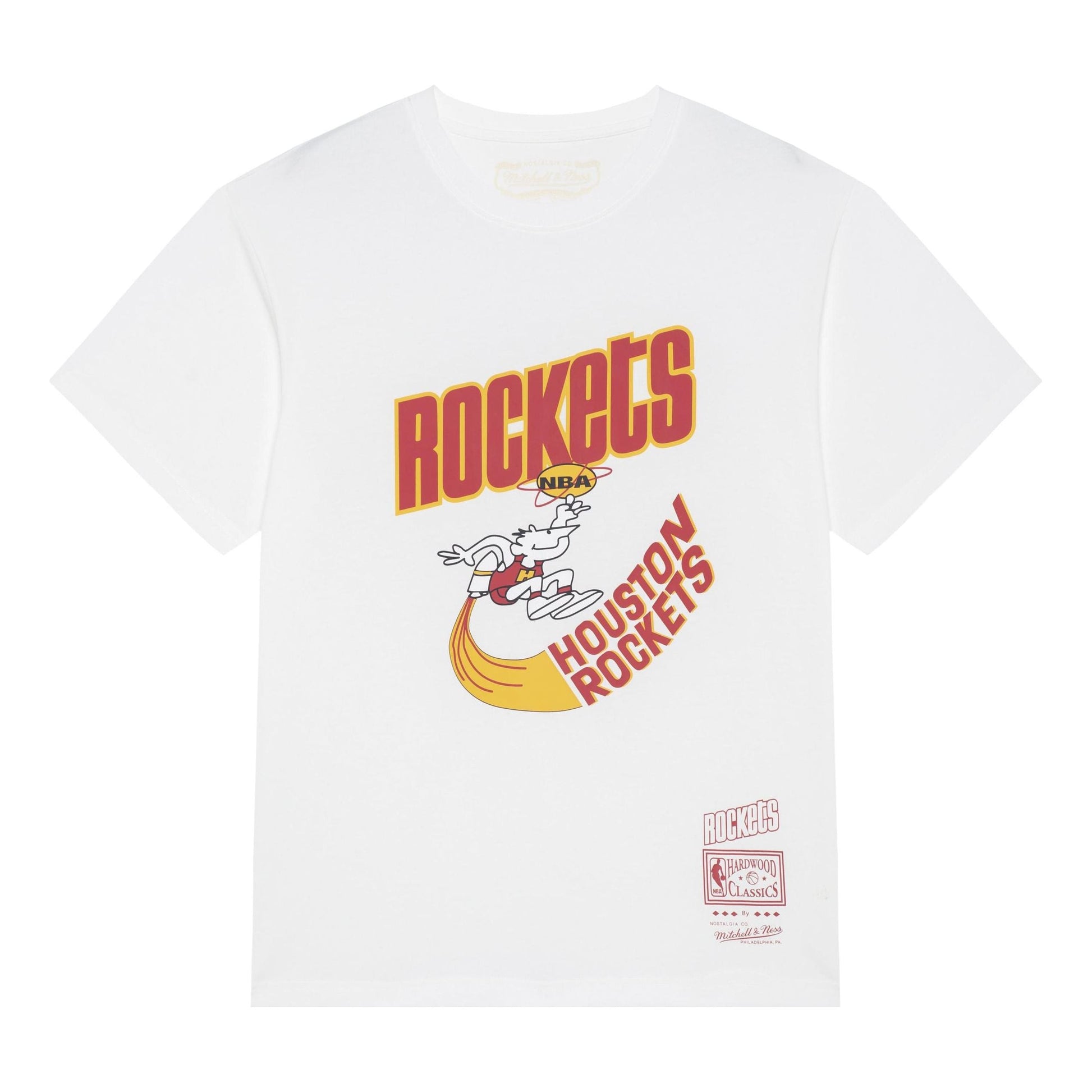Mitchell & Ness x Cactus Jack by Travis Scott x BR Rockets T-Shirt 'White' MNJYSST230163-WHITE