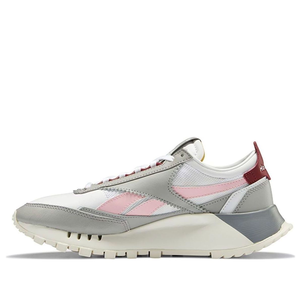 (WMNS) Reebok Classic Leather Legacy 'Stark Grey Maroon' FY7375
