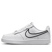 (WMNS) Nike Court Vision Low Premium 'White Black' FZ0637-100
