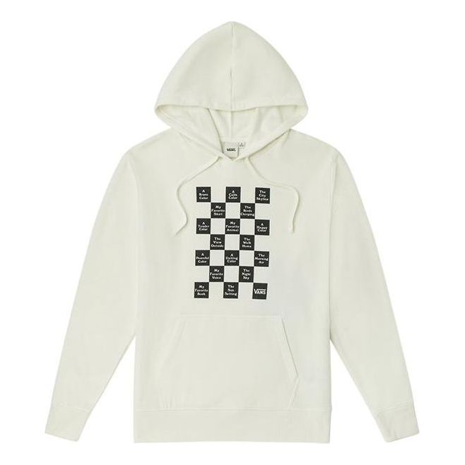 (WMNS) Vans Checkerboard 21 Hoodie 'White' VN0A5LJKFS8