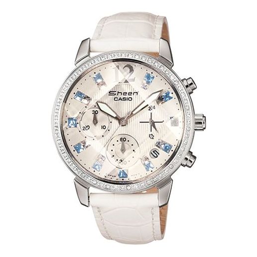 CASIO Waterproof SHEEN White Analog SHN-5011L-7A