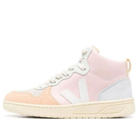 Veja V-15 Leather High Top 'Pastel Pink Yellow' VQ0203142