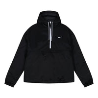 Nike NRG Solo Swoosh Satin Anorak 'Black' DR0840-010