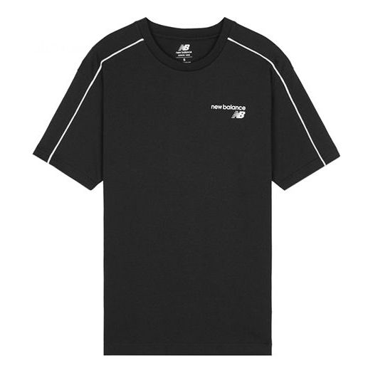 New Balance Athletic Sport Tee Asia Sizing 'Black White' MT03907-BK